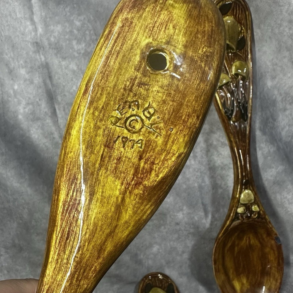 Mushroom Ladle Spoon Girl Wall Decor 1979 Pennys‎ - Picture 9 of 11